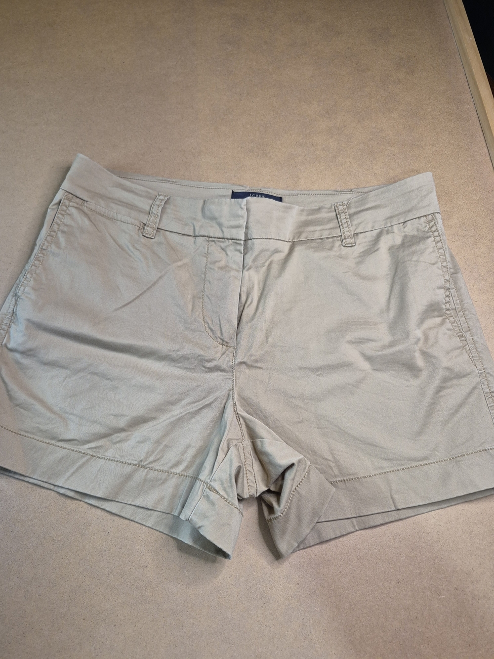 J. Crew Women's Light Khaki Bermuda Shorts